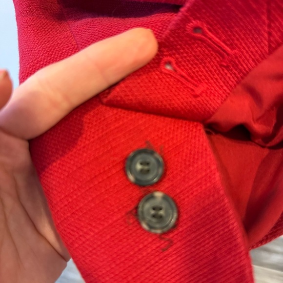 LOFT Vibrant Red Jacket - Picture 6 of 6